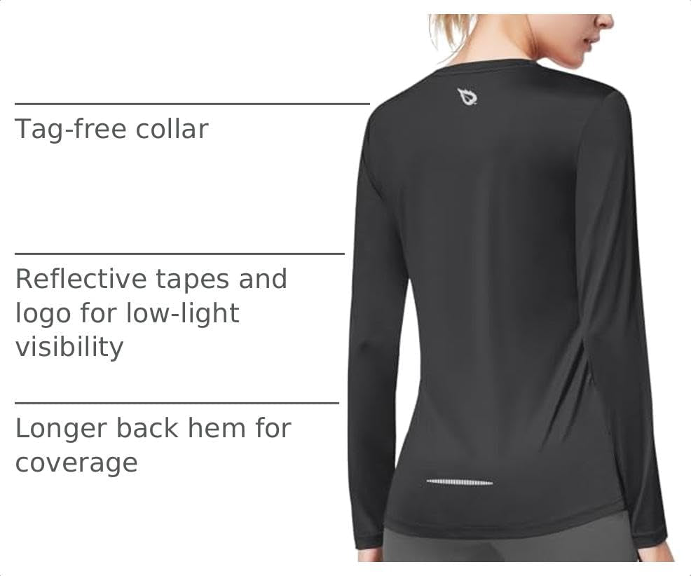 Stay Active in Style: Quick-Dry Long Sleeve Workout Tops for Women! 🏃‍♀️💨✨