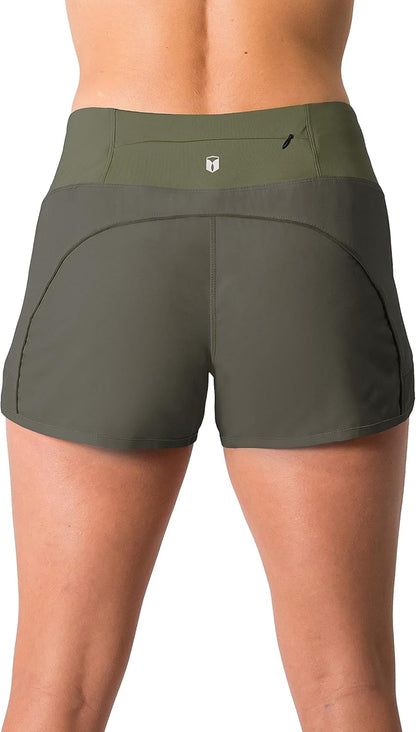 Lightweight 3" Women's Running & Workout Shorts with Zip Pocket – Perfect for Volleyball and Beyond! 🏃‍♀️💪 #FitnessFashion #Activewear