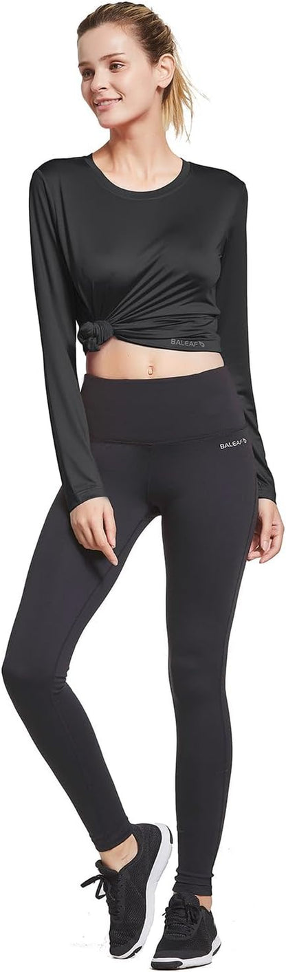 Stay Active in Style: Quick-Dry Long Sleeve Workout Tops for Women! 🏃‍♀️💨✨