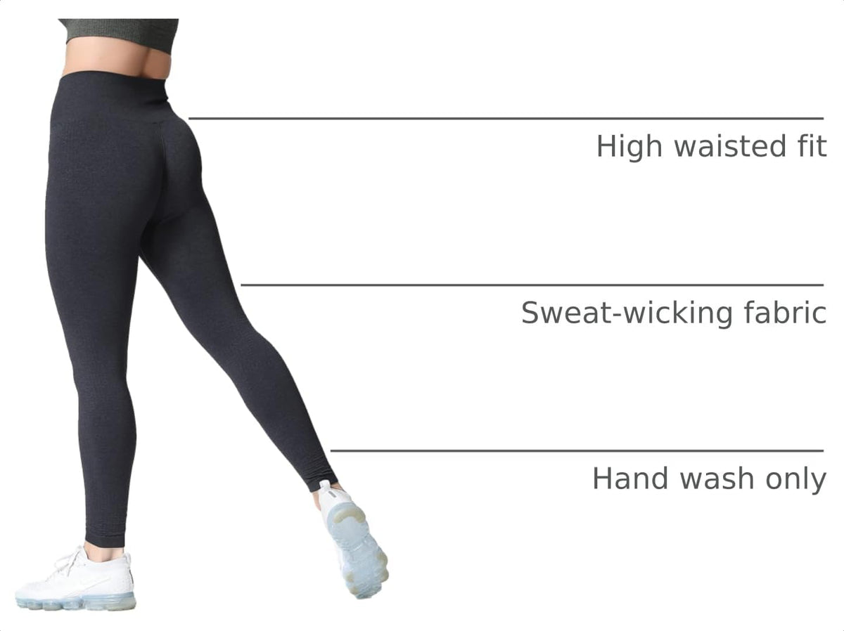 Get Ready to Slay with Our Vital Seamless Leggings! 🌟💪🖤