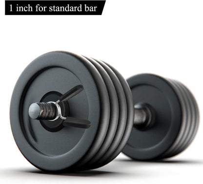 Unlock your strength with our 1-Inch Barbell Clamps! Perfect for secure weightlifting and fitness training. 💪🏋️‍♂️ #StrengthTraining #GymEssentials